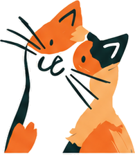 宠摆渡猫形标志